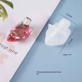 Crystal Glue Mold Simulation Bird Three-dimensional Pendant Table Decoration Silicone Mold