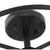 Vintage Farmhouse Ceiling Light with Clear Glass; 3 Light Recessed Ceiling Light; Matte Polish