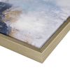 Blue Drift Abstract 5-piece Gallery Framed Canvas Wall Art Set