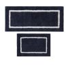 Bittman Reversible High Pile Tufted Microfiber Bath Rug