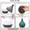 Diffusers for Essential Oil Large Room with Remote Control & Timer, 14 Light Auto-Off Aroma 360 Diffuser
