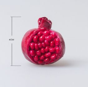 Durian Mangosteen Lemon Pineapple Resin 3D Three-dimensional Decoration Magnetic Paste (Option: 13 Pomegranate)