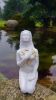 Smurfs Self Healing Series Salvation Goddess Sculpture Resin Crafts Home Courtyard Decoration Car Gifts