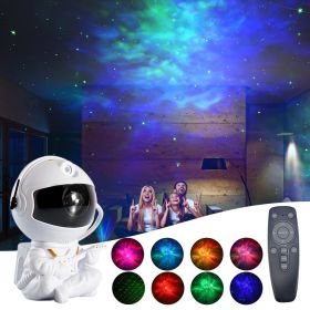 New Galaxy Star Projector Starry Sky Night Light Astronaut Lamp Home Room Decor Decoration Bedroom Decorative Luminaires (Emitting Color: Guitar)