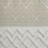Mila Cotton Printed Curtain Panel with Chenille detail and Lining