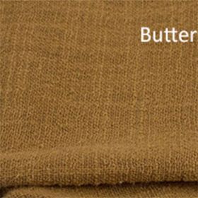 Party Dining-table Decoration Raw Edge Placemat (Option: 6 Ginger Yellow-42x 42cm)